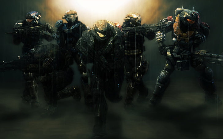 Halo game digital wallpaper, video games, Halo Reach, armed forces