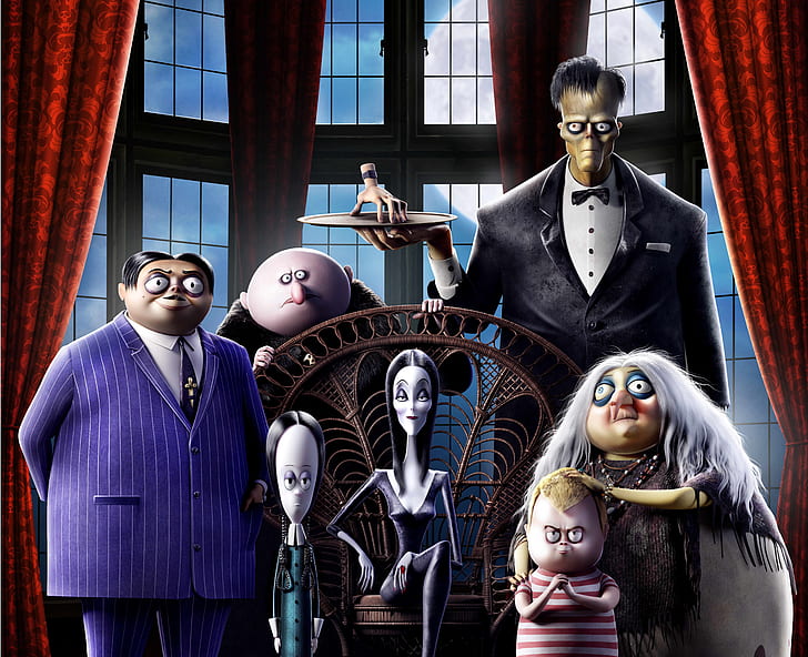 Movie, The Addams Family (2019), Gomez Addams, Grandmama (The Addams Family), HD wallpaper
