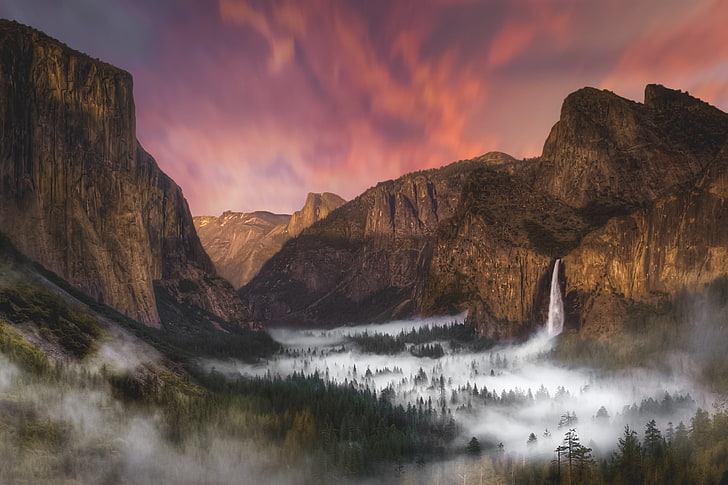 Yosemite National Park, Yosemite Valley, nature, mountains, HD wallpaper