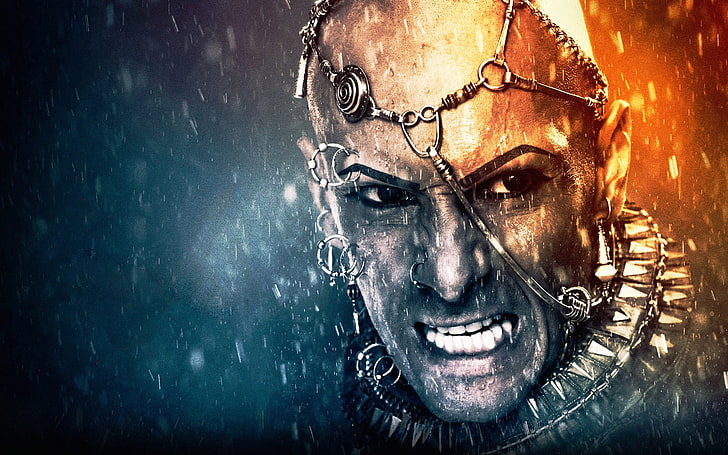 Xerxes, 300: Rise of an Empire, movies, portrait, human body part