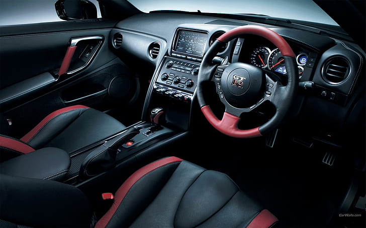 Nissan Skyline GTR Interior HD, cars, HD wallpaper