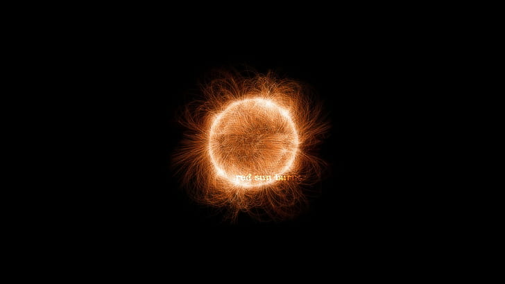 space art, abstract, Solar System, Sun, simple background, HD wallpaper