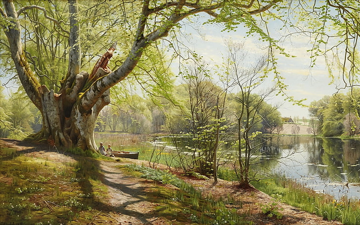 1897, Danish painter, Peter Merk Of Menstad, Peder Mørk Mønsted