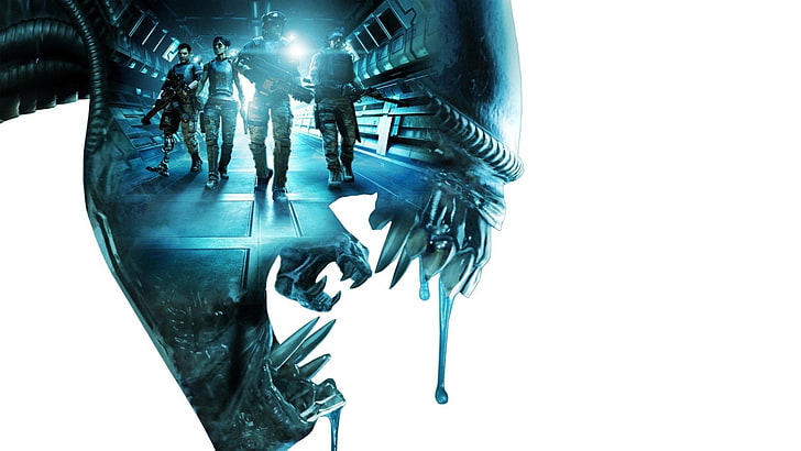 Alien: Isolation, Aliens (movie), space marines, Xenomorph
