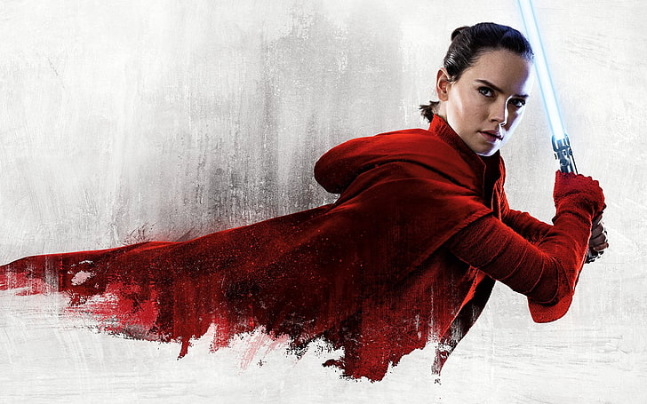 Star Wars, Star Wars: The Last Jedi, Daisy Ridley, Girl, Rey (Star Wars), HD wallpaper