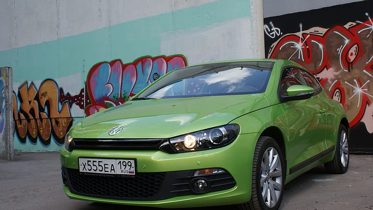 car, Volkswagen Scirocco, HD wallpaper