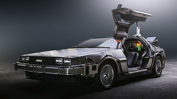 time travel, supercars, Back to the Future, DeLorean