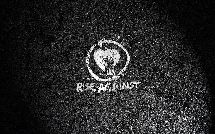 Rise Against, punk rock, music, high angle view, communication, HD wallpaper