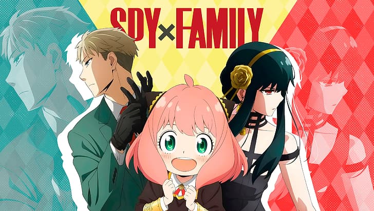 Spy x Family, anime girls, anime boys, smile, Loid Forger, Anya Forger