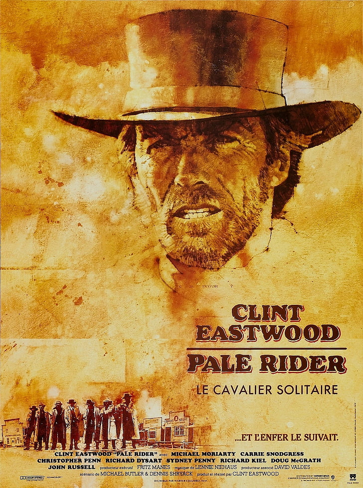 Pale Rider Clint Eastwood poster, 1985, movies, movie poster