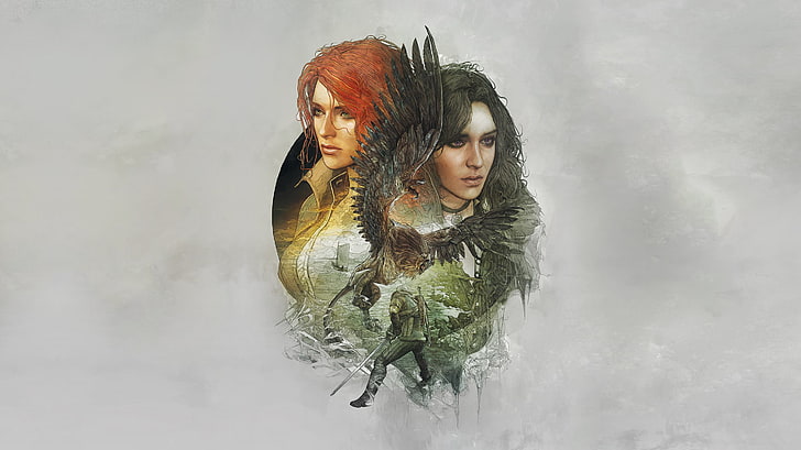 Witcher 3 Yennefer and Triss wallpaper, The Witcher, The Witcher 3: Wild Hunt, HD wallpaper