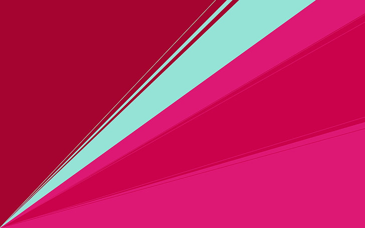 pink and white wallpaper, minimalism, lines, backgrounds, red, HD wallpaper