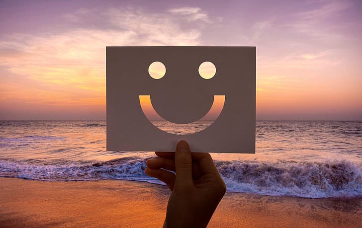 HD wallpaper: sea, sunset, smile | Wallpaper Flare