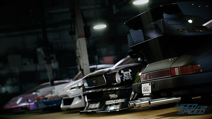 black Ford Mustang, Need for Speed, 2015, video games, Ken Block