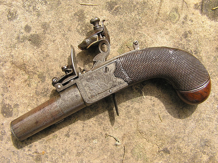 antique flintlock pistol uk john twigg folding trigger pocket pistol 2288x1712  Aircraft Antique HD Art