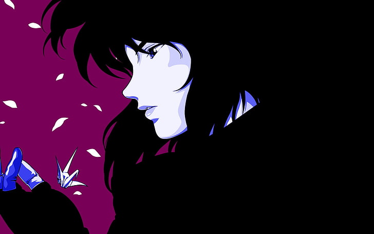 female anime character, Kusanagi Motoko, Ghost in the Shell, origami