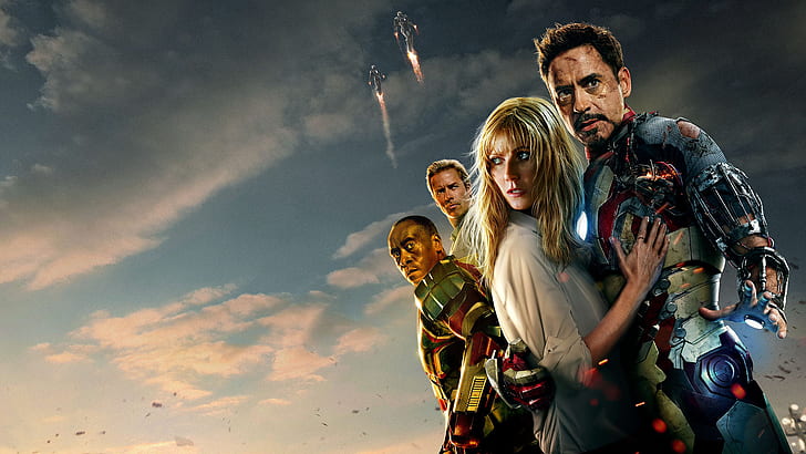 HD wallpaper: Iron Man, Iron Man 3, Pepper Potts, Robert Downey Jr., War  Machine | Wallpaper Flare