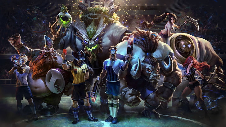 game characters wallpaper, soccer, League of Legends, Lucian (League of Legends), HD wallpaper