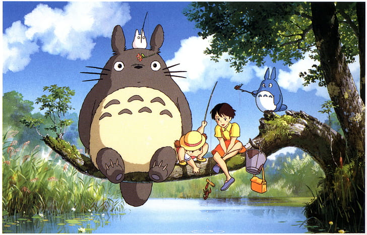 Howls Moving Castle, Kikis Delivery Service, My Neighbor Totoro, HD wallpaper