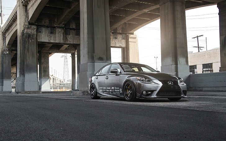 2014 Lexus IS 340 by Philip Chase, silver and black sedan, cars, HD wallpaper