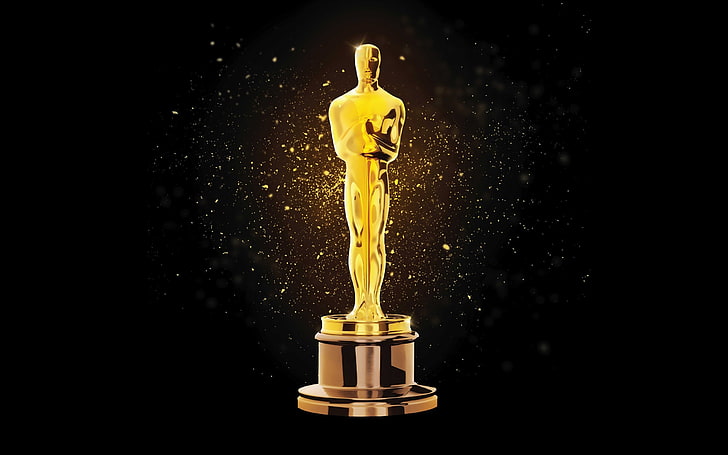 2016 Academy Award-High Quality HD Wallpaper, gold Oscar trophy