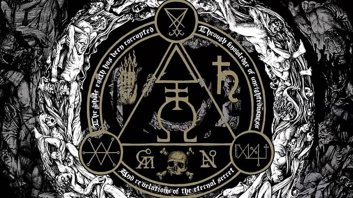 black, Dark, death, Evil, goatwhore, heavy, Metal, occult, Satanic, HD wallpaper