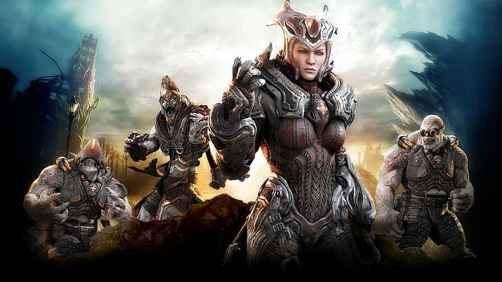 Gears of War, video games, Gears of War 3, HD wallpaper