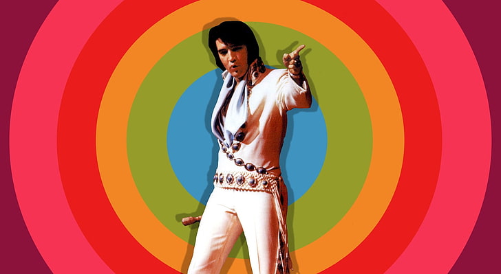 Elvis Now - 1971, Elvis Presley pop art, Vintage, Music, rock and roll, HD wallpaper