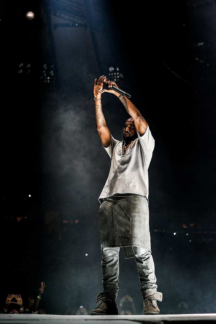yeezus kanye west, one person, performance, stage, arts culture and entertainment, HD wallpaper
