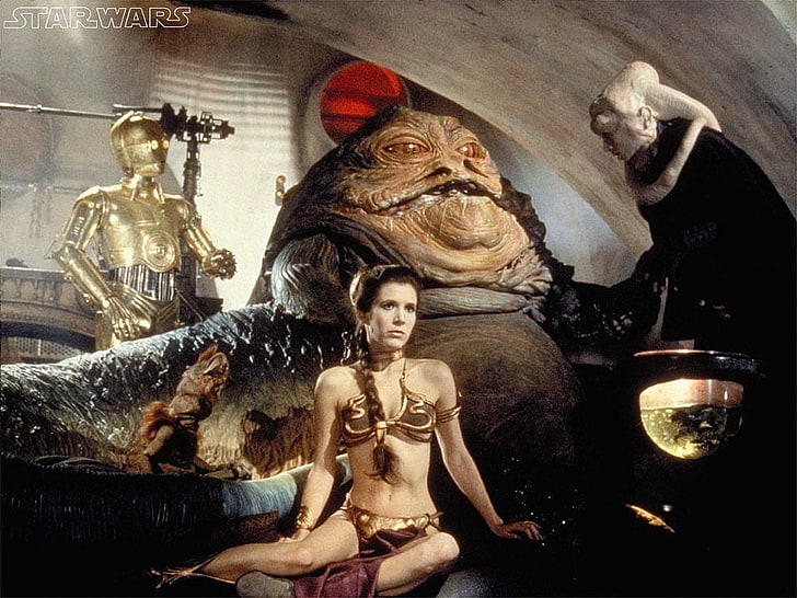 Star Wars poster, Princess Leia, science fiction, movies, human representation