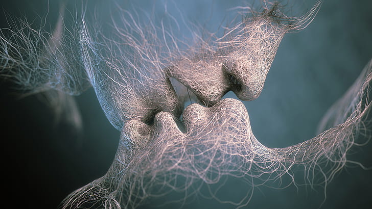 kiss, plexus, last kiss, Adam Martinakis, HD wallpaper
