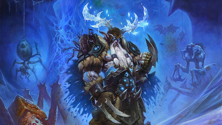 artwork, cards, death knight, hearthstone, Hearthstone: Heroes Of Warcraft, HD wallpaper