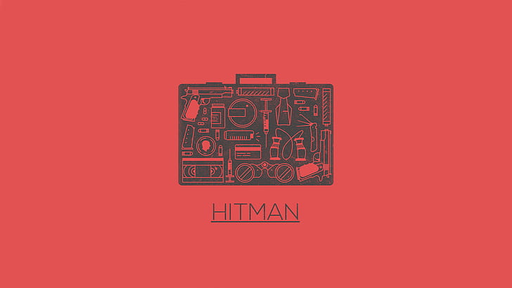 game logo, Hitman, HITMAN 2