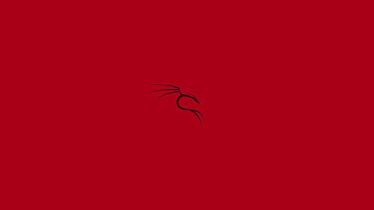 Kali, Kali Linux, logo, red, HD wallpaper
