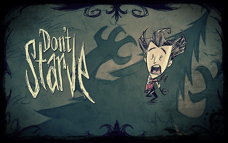 Don't Starve illustration, the game, tree, monster, shadow, indie, HD wallpaper
