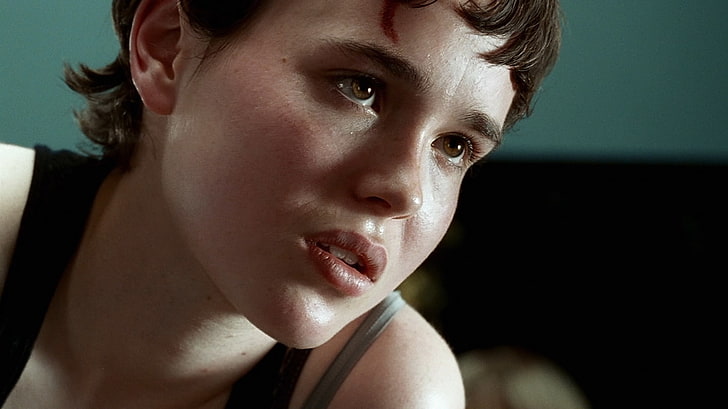 Ellen Page, Hard Candy, women, actress, celebrity, face, portrait, HD wallpaper