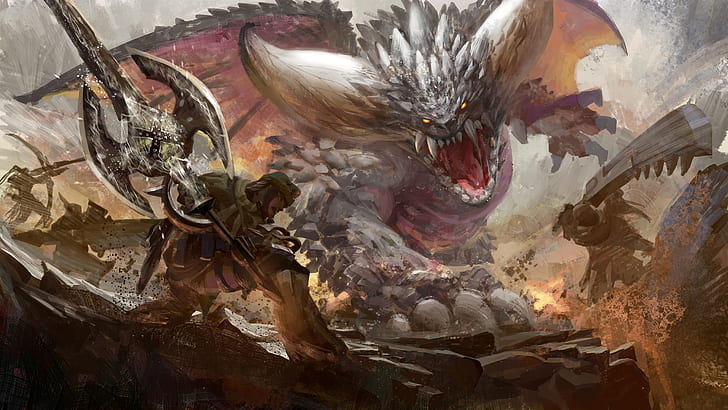 MHW Diablos wallpaper by DEGRgallardo360 - Download on ZEDGE™