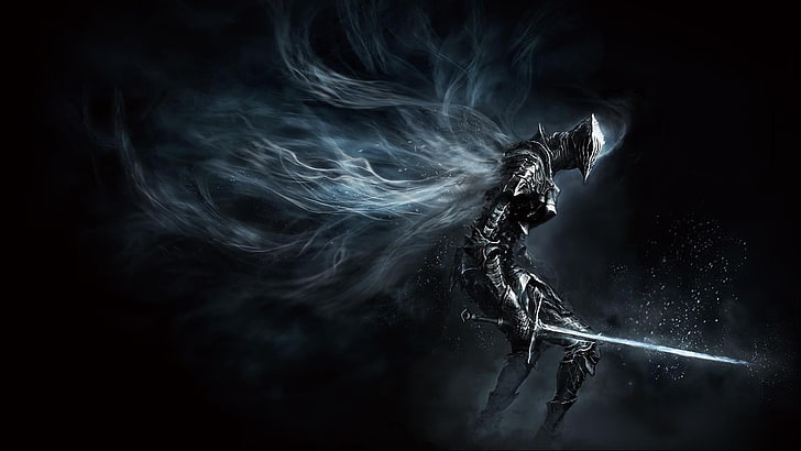 warrior holding sword digital wallpaper, Dark Souls, Dark Souls III