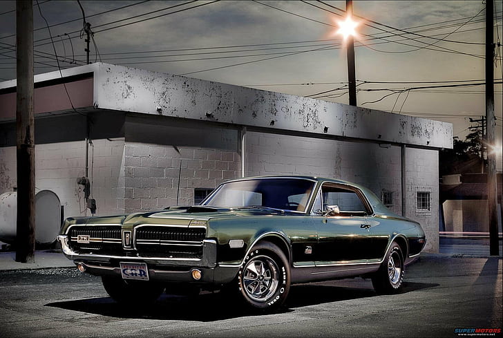 1968, classic, cougar, mercury, muscle