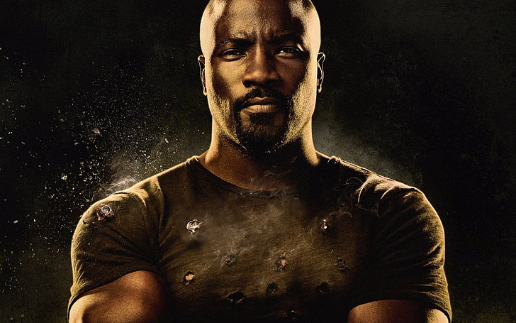 Mike Colter In Luke Cage 2016, Movies, Hollywood Movies, one person