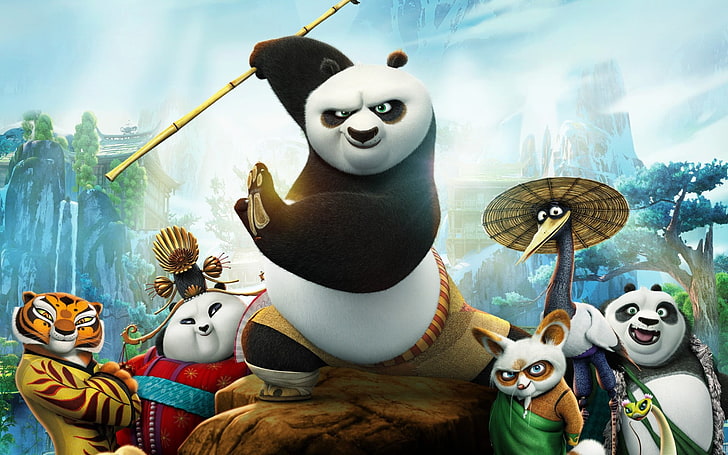 Kung Fu Panda 3 Fighter, Kung Fu Panda wallpaper, Movies, Hollywood Movies, HD wallpaper