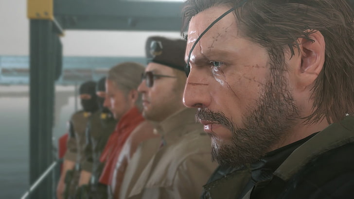 male game character statue, Metal Gear Solid V: The Phantom Pain, HD wallpaper