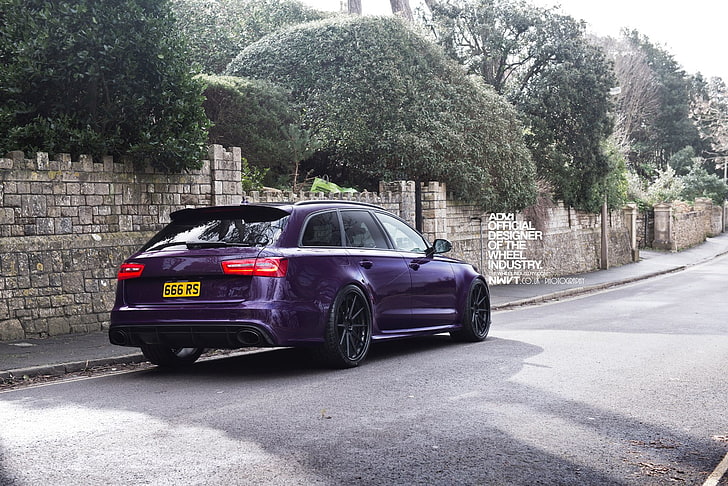 Audi, RS6, purple, ADV.1, ADV.1 Wheels, Quattro, audi quattro
