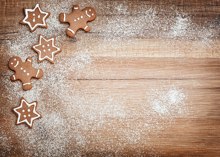 Holiday, Christmas, Cookie, Gingerbread, HD wallpaper