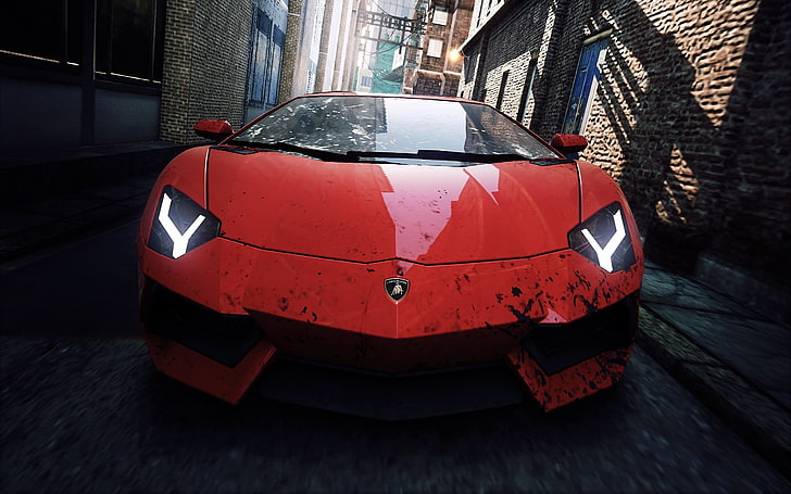 Wanted, games, pc, Need, Aventador, cars, Video, Lamborghini, HD wallpaper