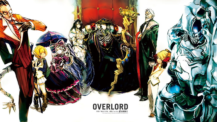 Overlord wallpaper, Overlord (anime), Ainz Ooal Gown, Albedo (OverLord)