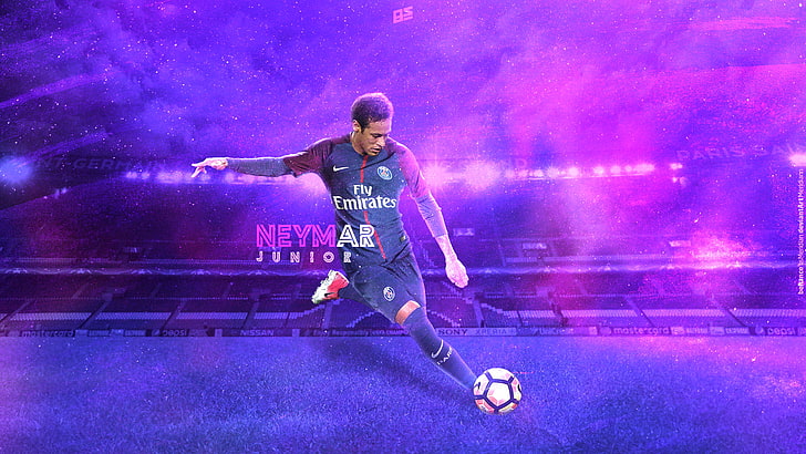 Neymar Junior Fly Emirates wallpaper, Neymar JR., Paris Saint-Germain, HD wallpaper
