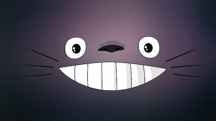 My Neighbor Totoro Totoro Face Anime HD, cartoon/comic, HD wallpaper