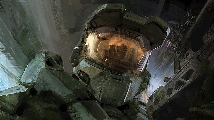 Halo 3D illustration, Master Chief, Halo 2, Halo: Master Chief Collection