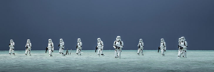 Storm Trooper figure lot, Rogue One: A Star Wars Story, stormtrooper, HD wallpaper